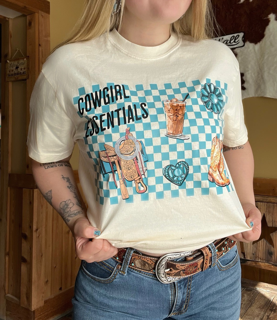Cowgirl essentials t-shirt