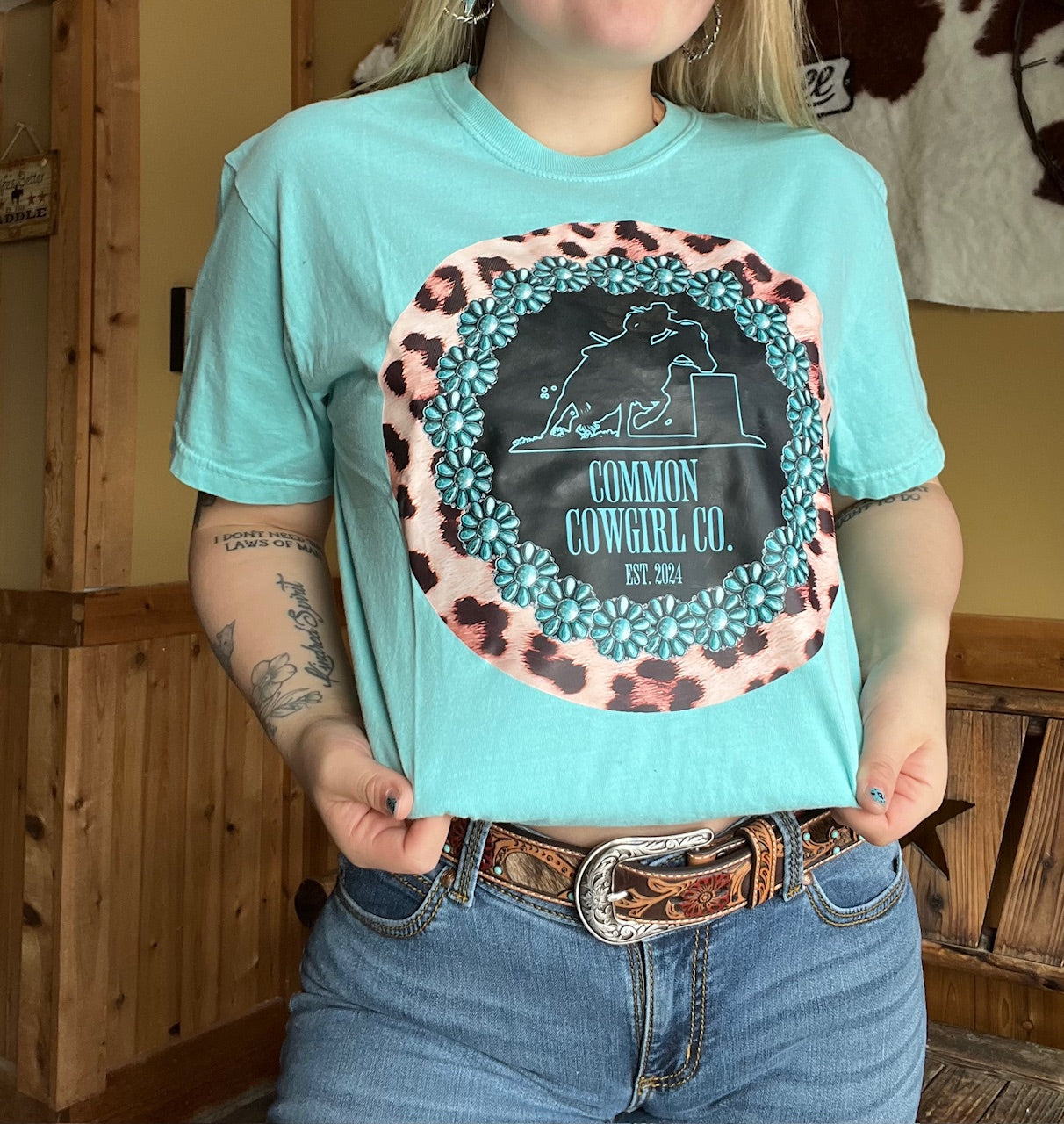 Cheetah Cowgirl t-shirt