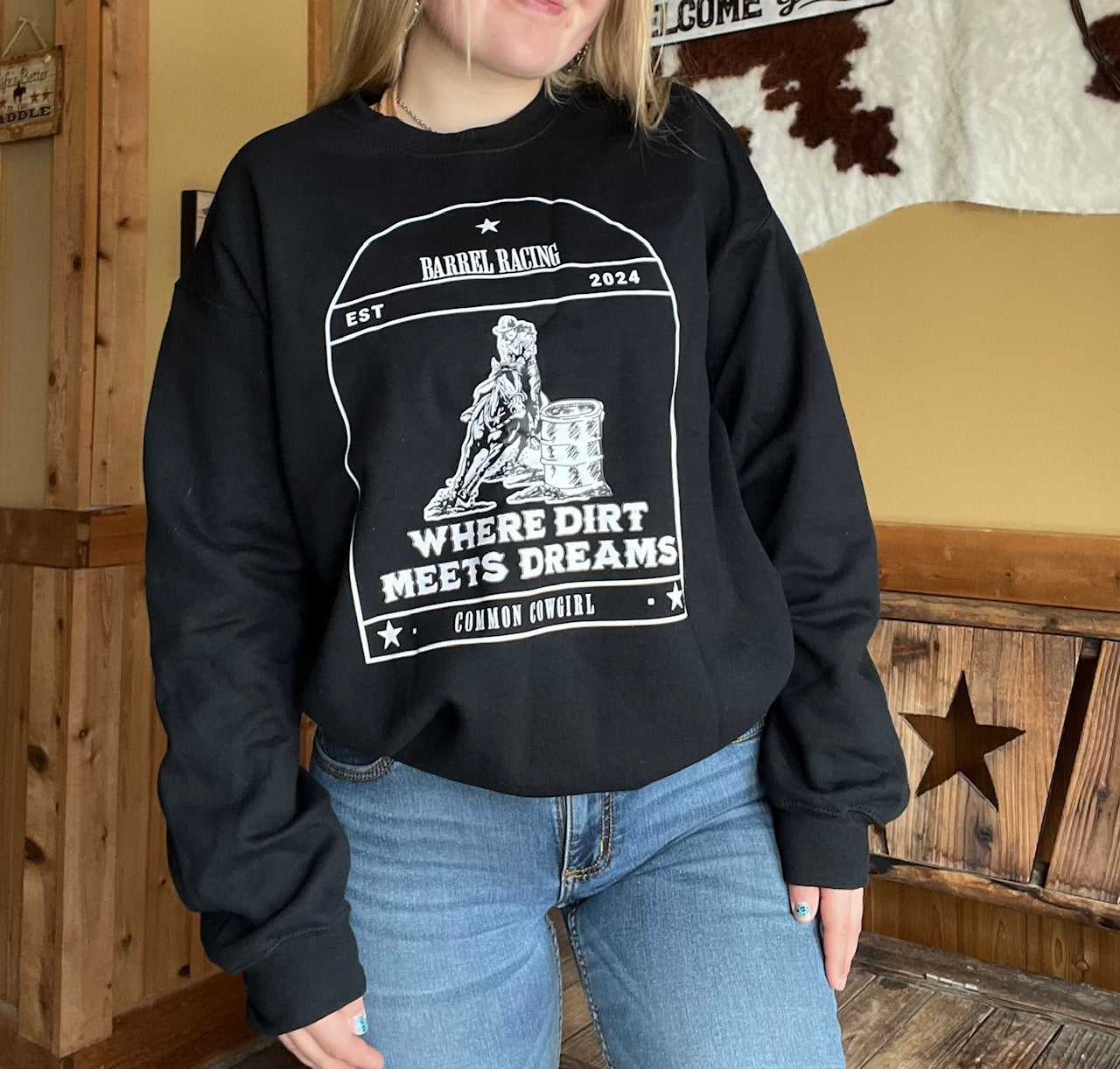 Dirt meets dreams sweatshirt