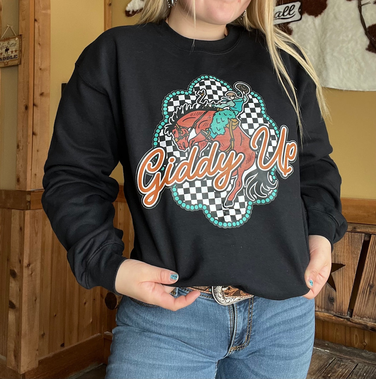 Giddy up sweatshirt