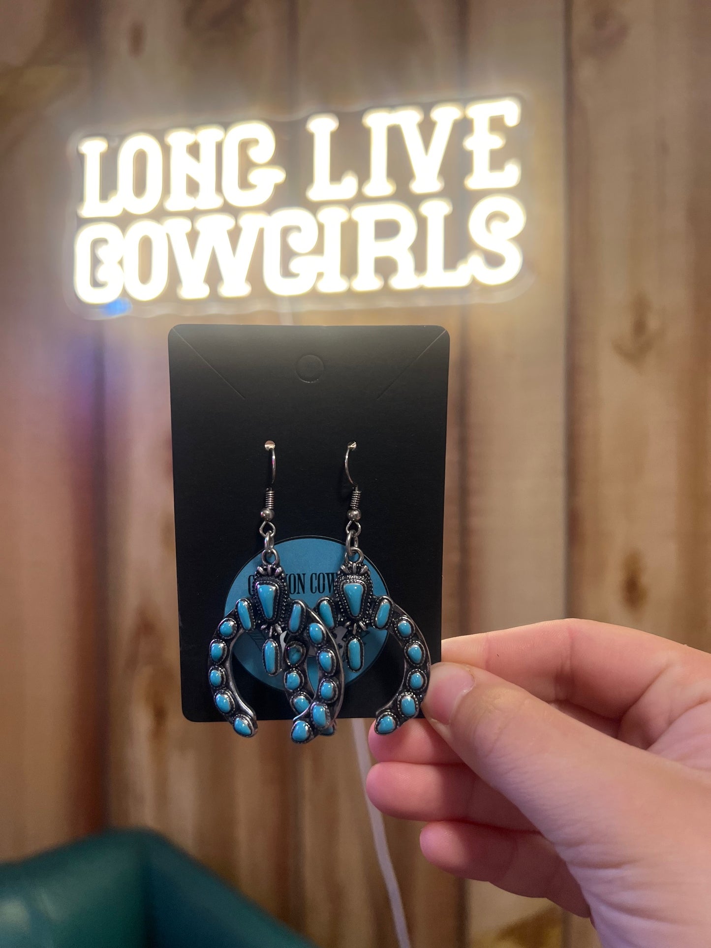 Squash blossom earrings