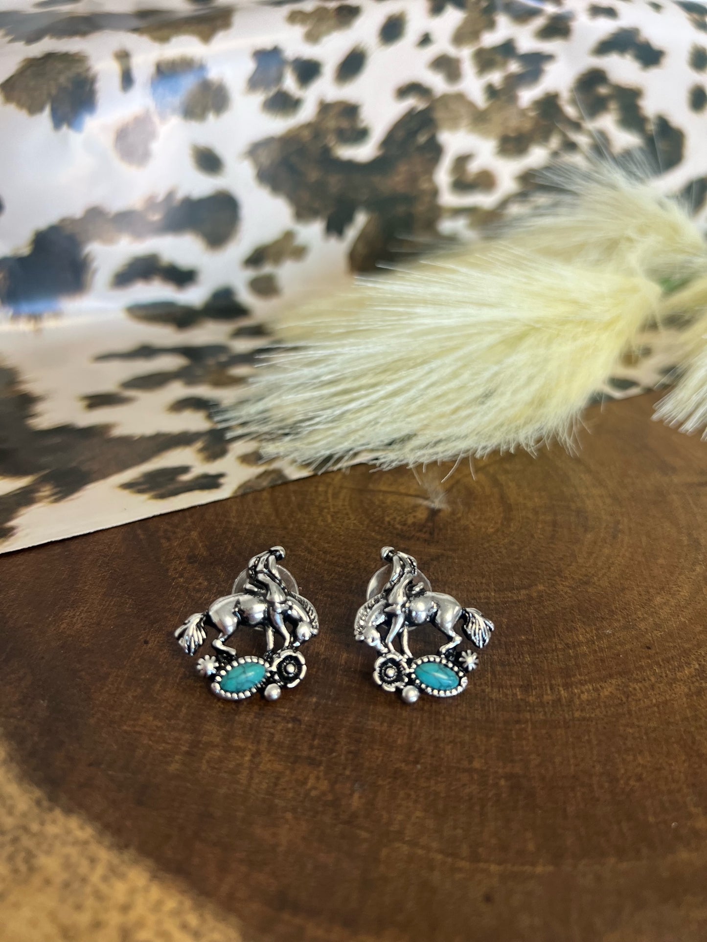 Buckin Bronc Earrings