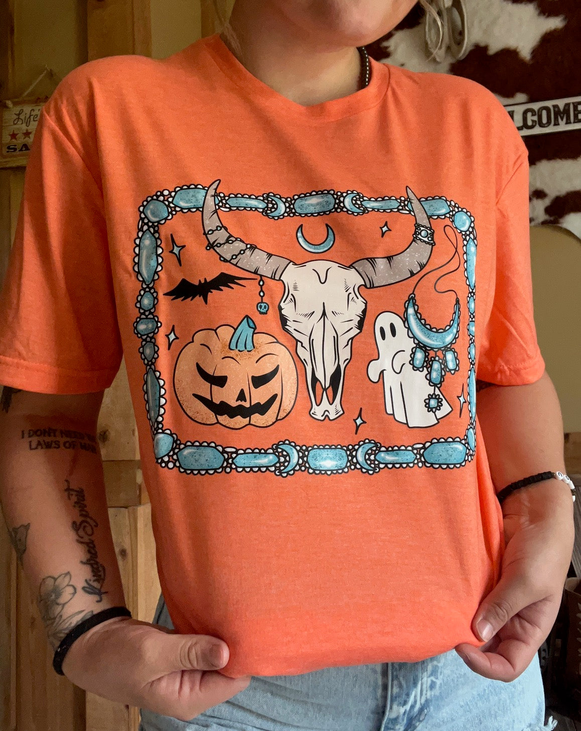 Cowgirl Halloween tee
